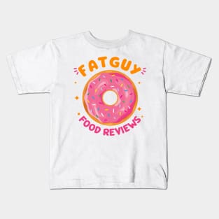 FatGuy Food Reviews Kids T-Shirt